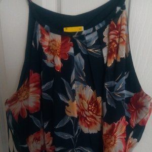 Alexa B. Floral Maxi Dress, sleeveless.